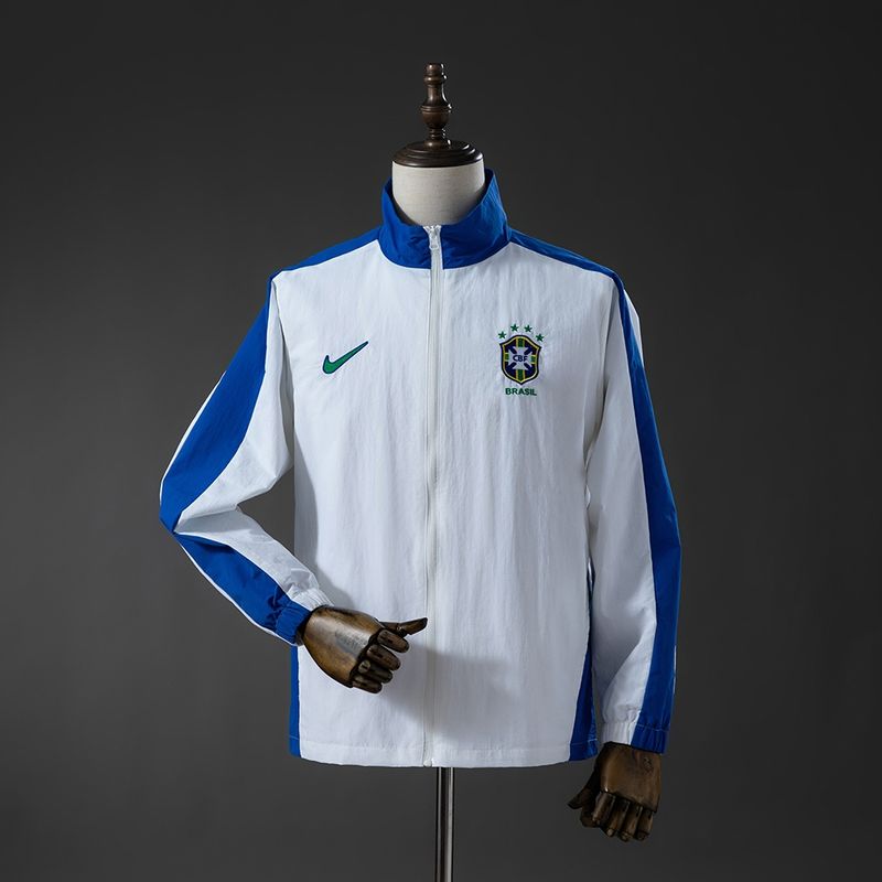 Brazil White and Blue Windbreaker Brazil White and Blue Windbreaker