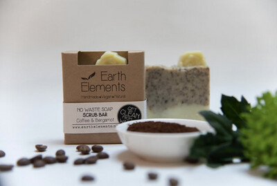 Scrub Bar Earth Elements - Coffee & Bergamot