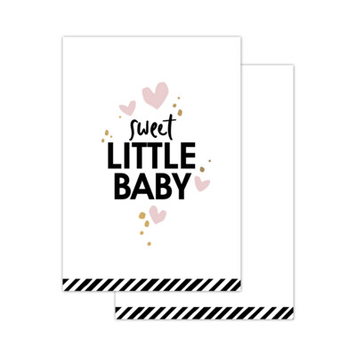 Mini Kaartje - ‘Sweet Little Baby’