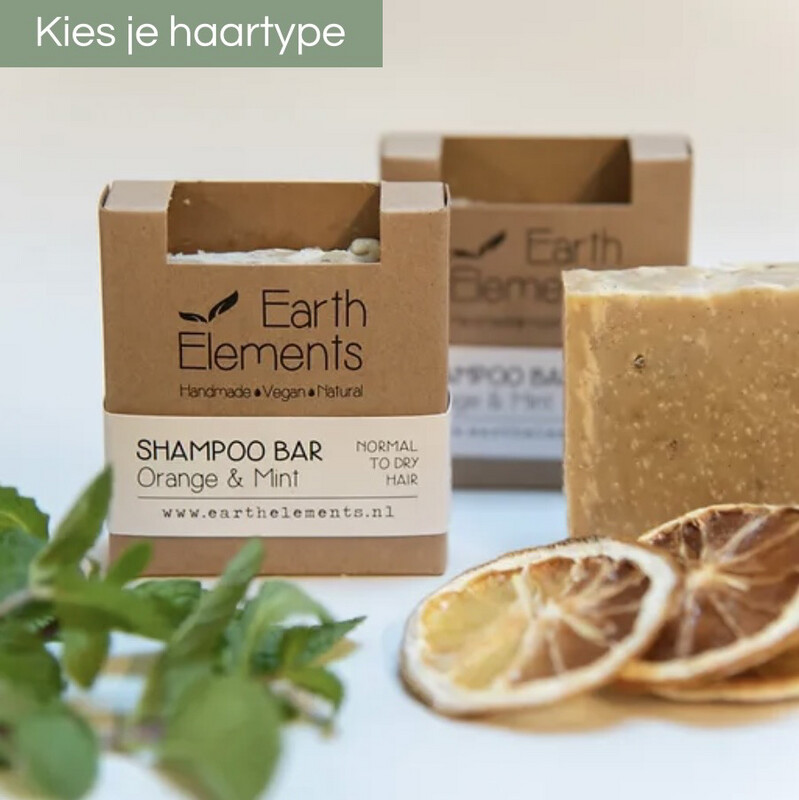 Shampoo Bar Earth Elements - Orange & Mint Shampoo Bar Earth Elements - Orange & Mint