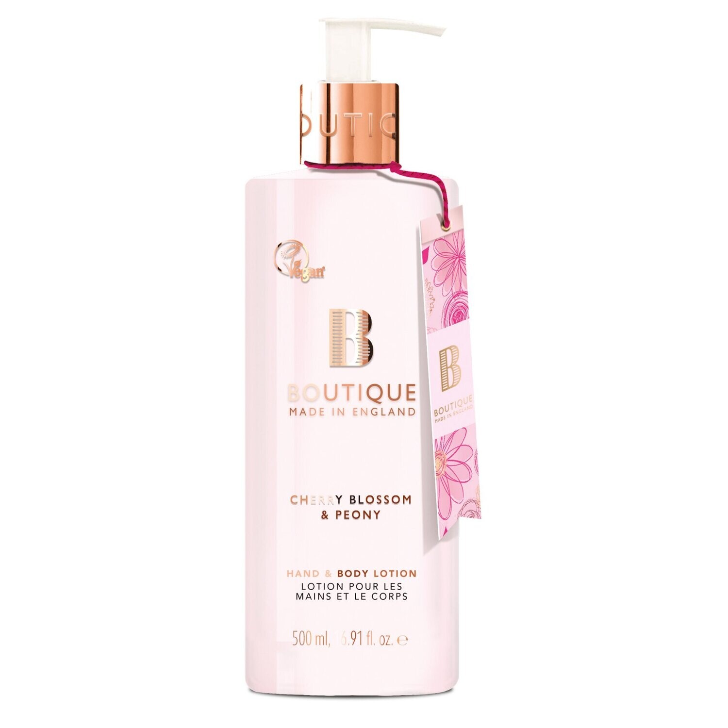 Boutique Cherry Blossom & Peony Hand & Body Lotion 500ml
