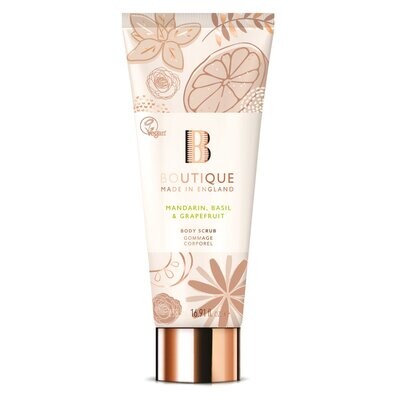 Boutique Mandarin, Basil & Grapefruit Body Scrub 238ml Boutique Mandarin, Basil & Grapefruit Body Scrub 238ml