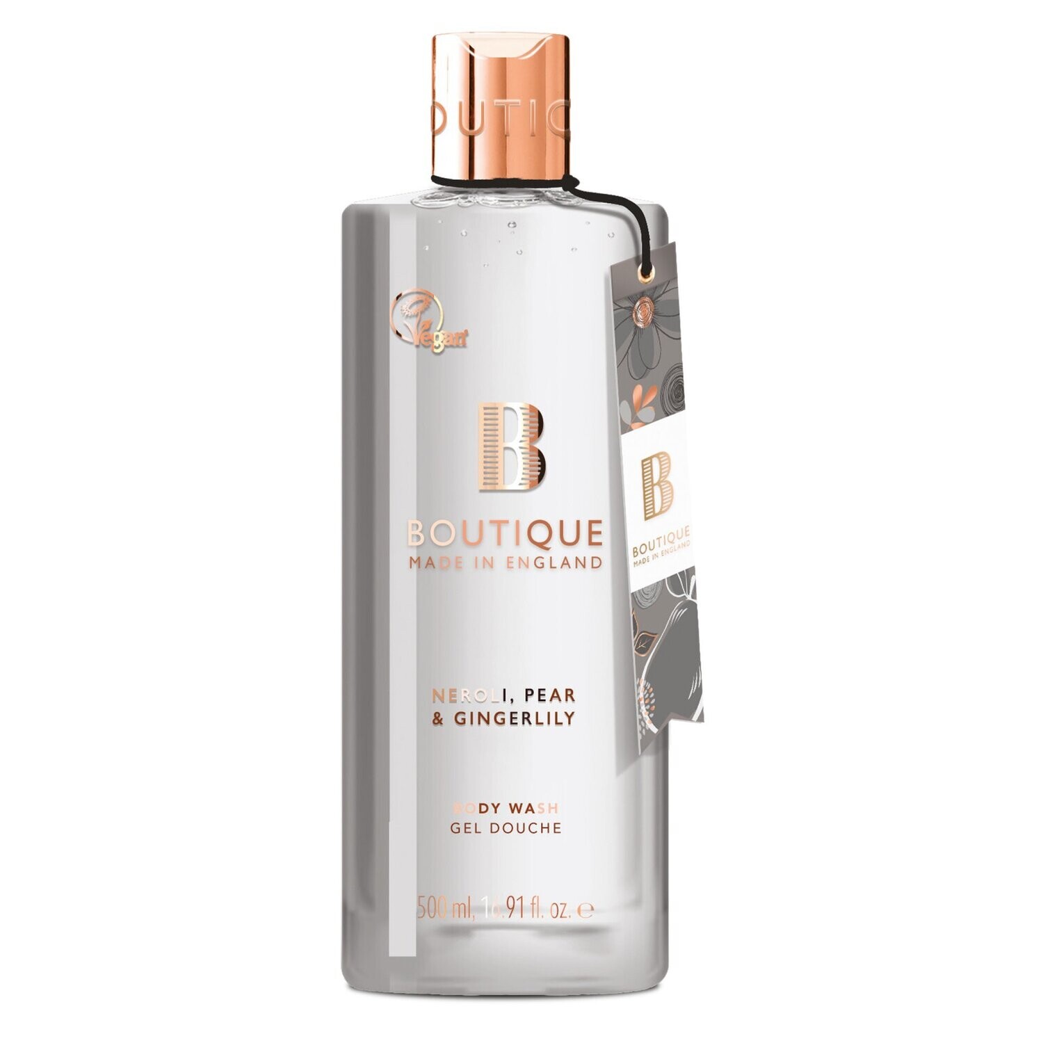 Boutique Neroli, Pear & Gingerlily Bodywash & Shower Gel 500ml