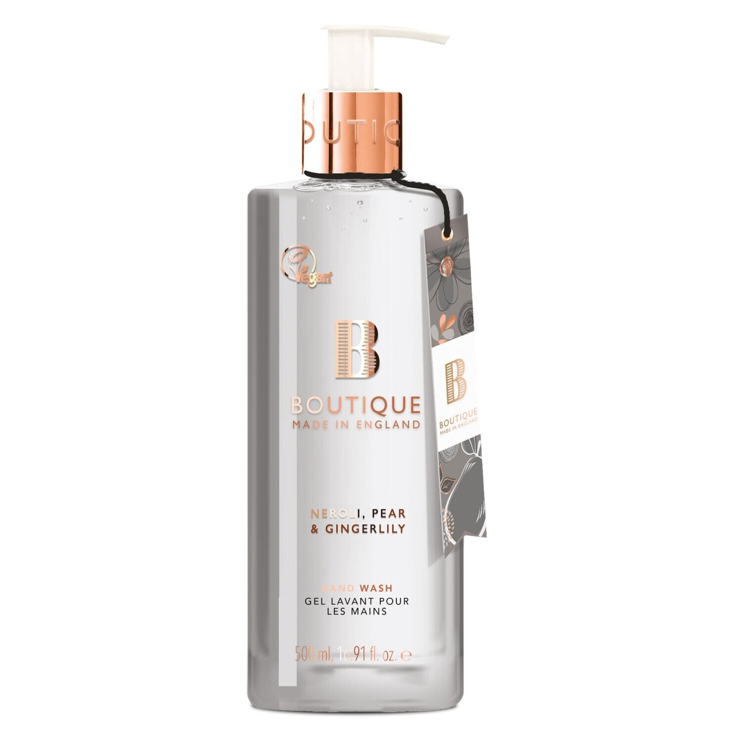 Boutique Neroli, Pear & Gingerlily Hand Wash 500ml