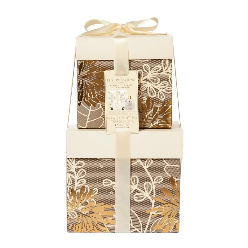 Geschenkset Bergamot, Ginger, Lemongrass Stacking Box