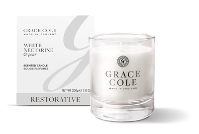 White Nectarine & Pear Duftkerze 200g White Nectarine & Pear Duftkerze 200g