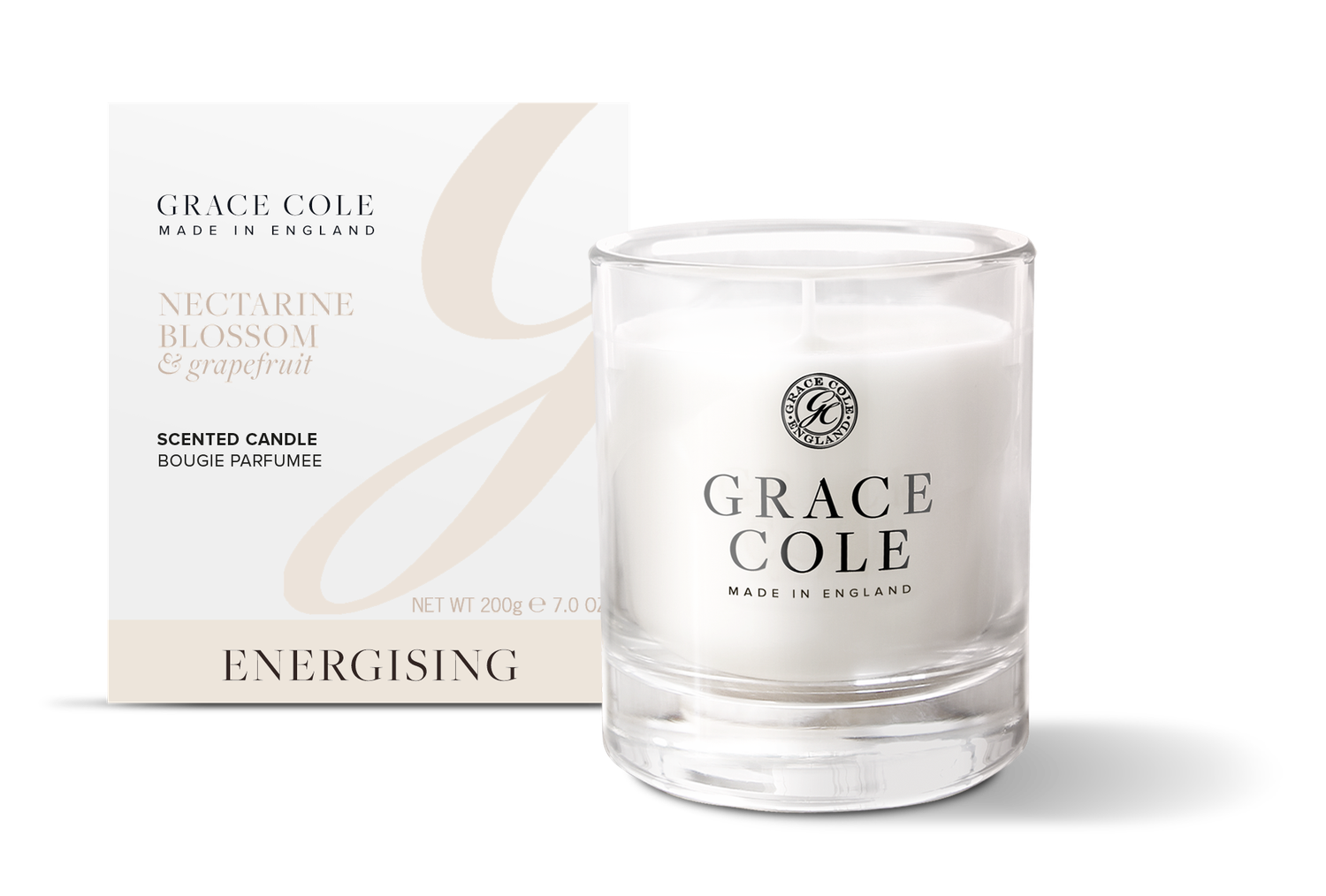 Nectarine Blossom & Grapefruit Duftkerze 200g