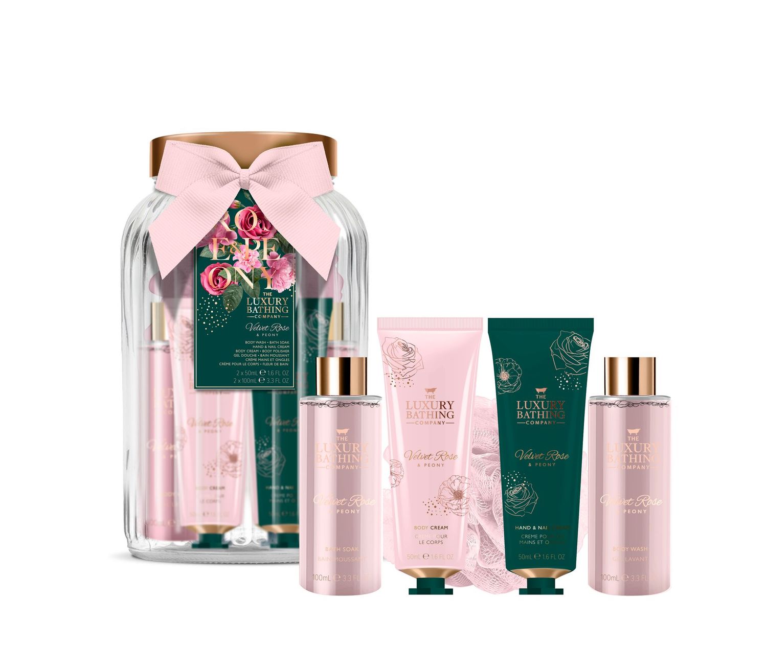 Geschenkset Velvet Rose & Peony Pure Indulgence