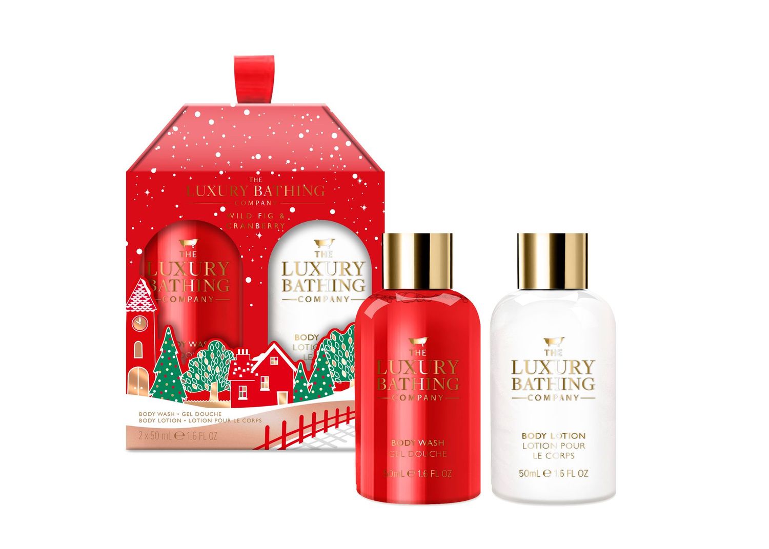 Geschenkset Wild Fig & Cranberry Body Glow Duo