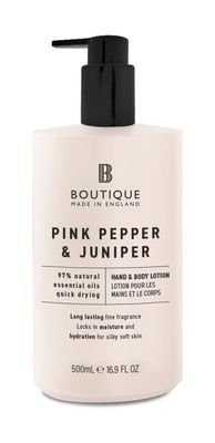 Pink Pepper & Juniper 500ml Hand & Body Lotion