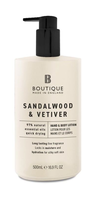 Sandalwood & Vetiver 500ml Hand & Body Lotion