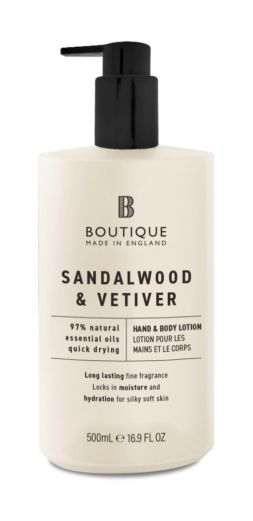 Sandalwood & Vetiver 500ml Hand & Body Lotion Sandalwood & Vetiver 500ml Hand & Body Lotion