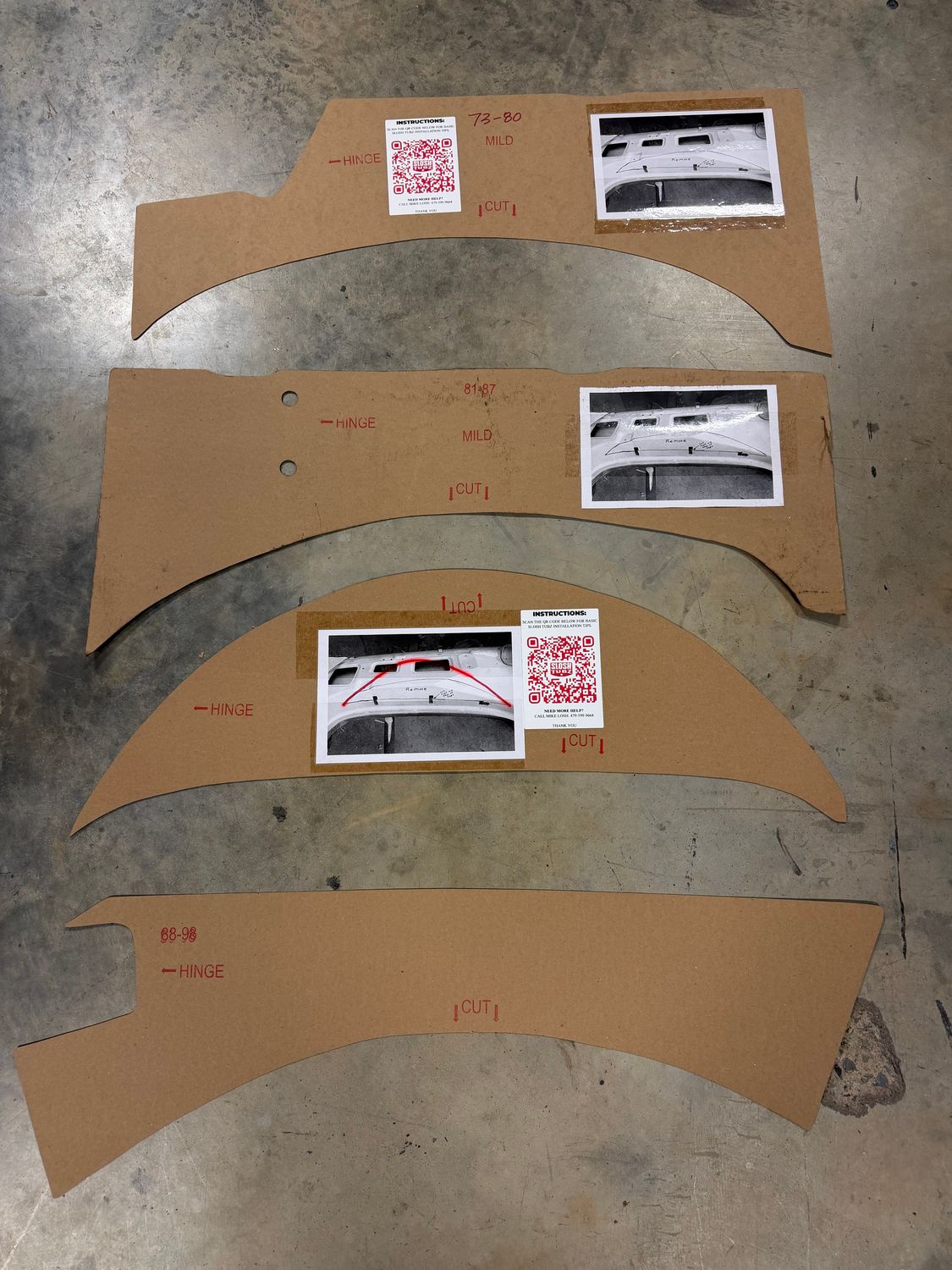 SLOSH TUBZ TRIM PATTERNS