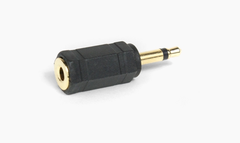 3.5mm stereo jack to 3.5mm mono plug adapter