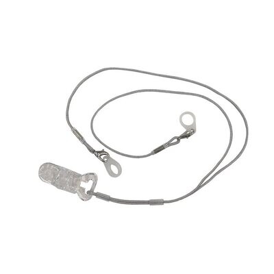 Hearing Aid Retention Clip for BTE / RIC - Binaural, Gray Color