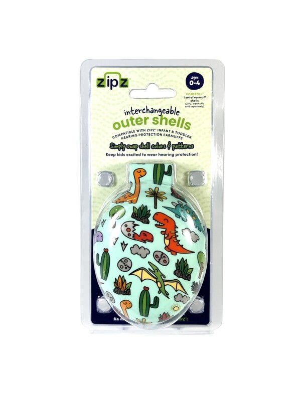 ZIPZ replacement shells Dino Print