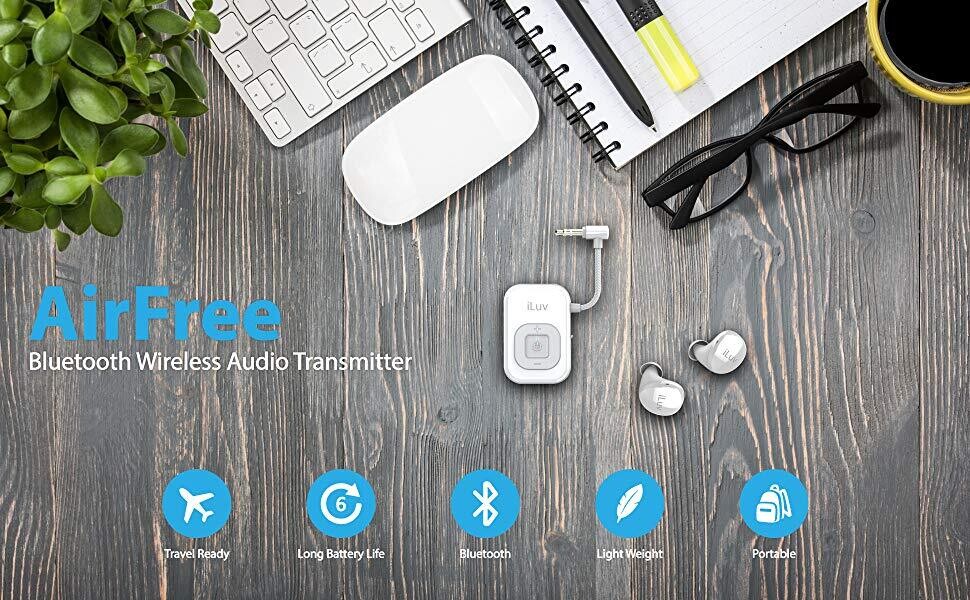 Bluetooth transmitter for Thinklabs Stethoscope; Air Pods Pro, AirPods 1, 2 & Wireless Headphones
