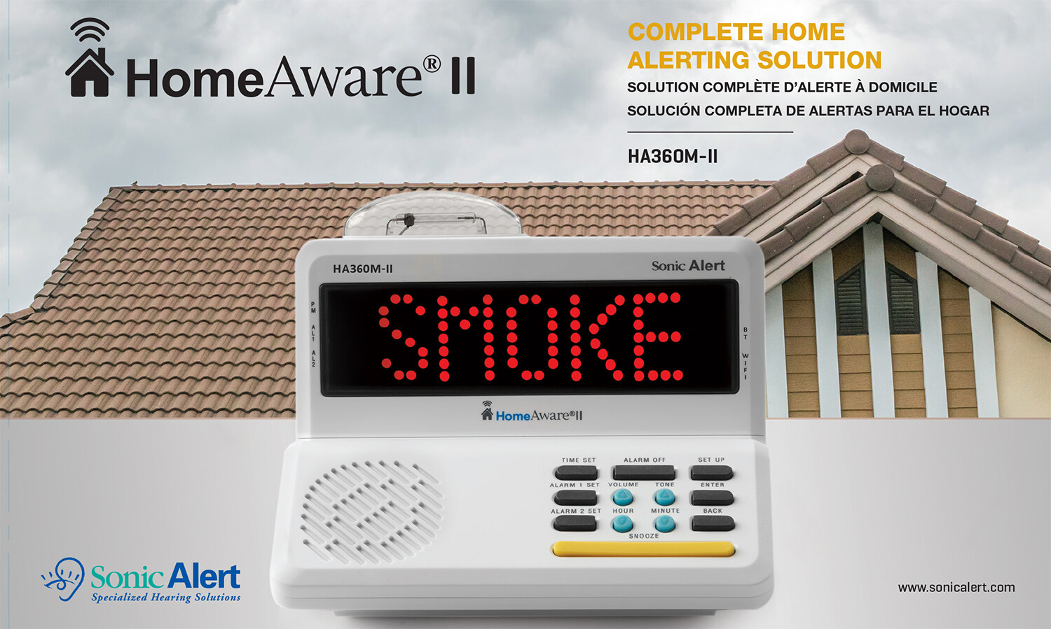 HomeAware Fire and CO Signaler Main Base Station