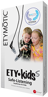 ETY•Kids® Earphones Black Colour