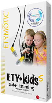 ETY•Kids® Earphones Yellow Colour