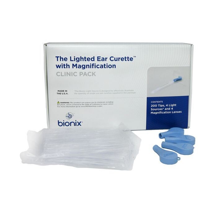 Bionix Lighted Ear Curette - Clinic Pack