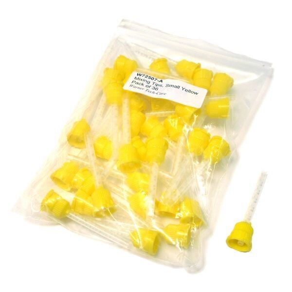 Mixing Tips for DS-50 Cartridges, Small Yellow, 4.2 mm, Pack of 36
