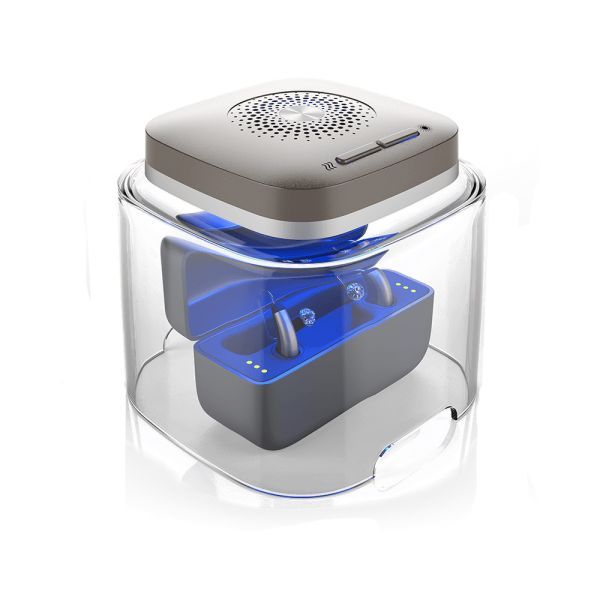 Flow-Med dry-cap uv 2.1 Electronic Hearing Aid Dryer for Rechargeable Aids