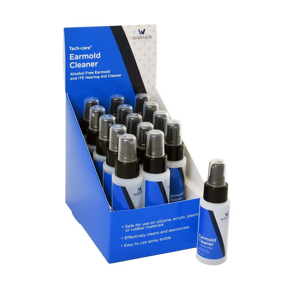 Tech-care Earmold Cleaner Spray, 2 oz Bottle, Box of 15