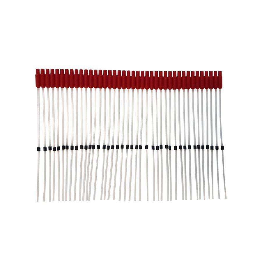 Audioscan Precision Probe Tubes with Marker Ring - Red Handle (40 / bag)