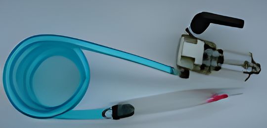 Coiled tubing w/liquid trap filter