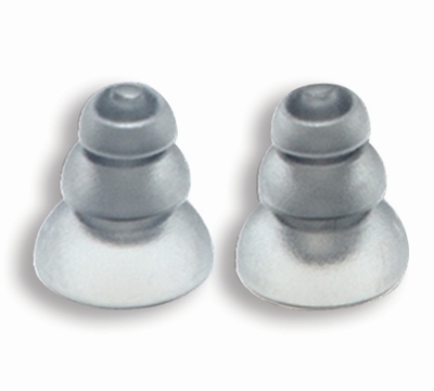 Bean Replacement Frost 3-flanged Eartips 5 pair