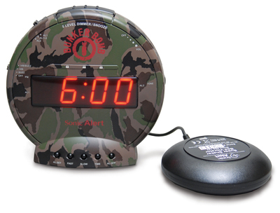 SBC575ss Bunker Bomb Alarm Clock with Super Shaker SBC575ss Bunker Bomb Alarm Clock with Super Shaker