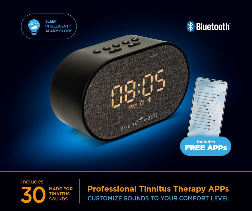 Tinnitus Sound Therapy System + Alarm Clock