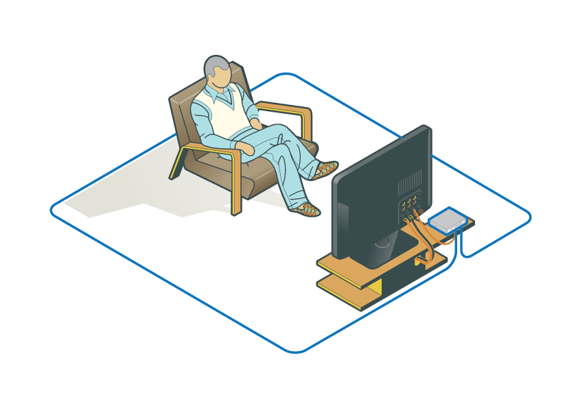 PLA 240 Application with TV Listening