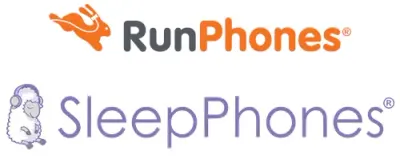 RunPhones and SleepPhones logos, by AcousticSheep