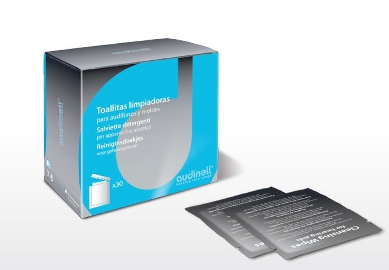 Hearing Aid Cleaning Wipes - 40 count individual