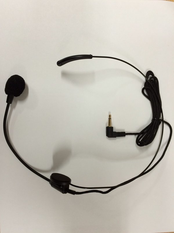 VoiceBuddy Rear wear headset boom microphone