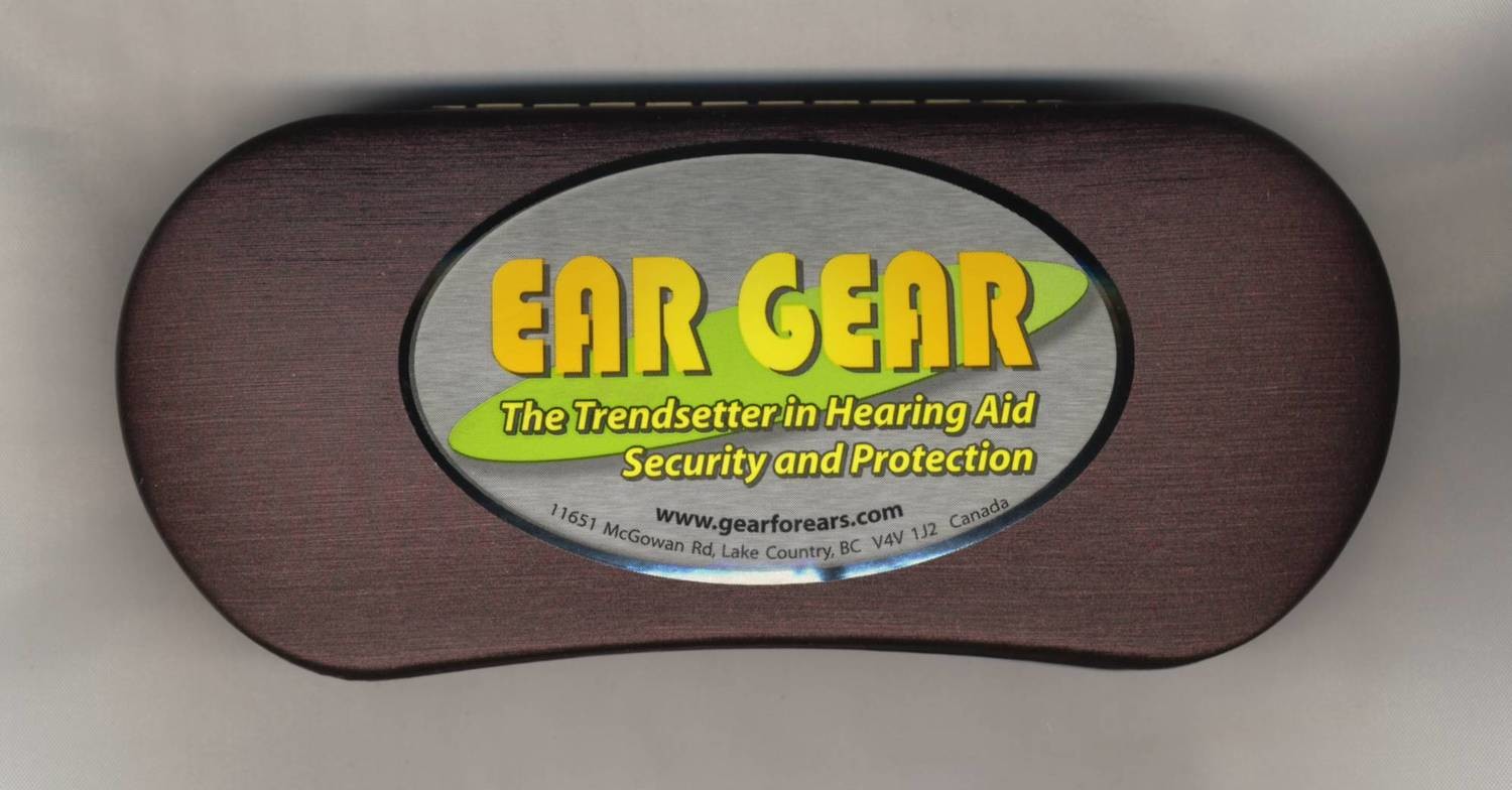 Ear Gear Storage Case - Burgundy