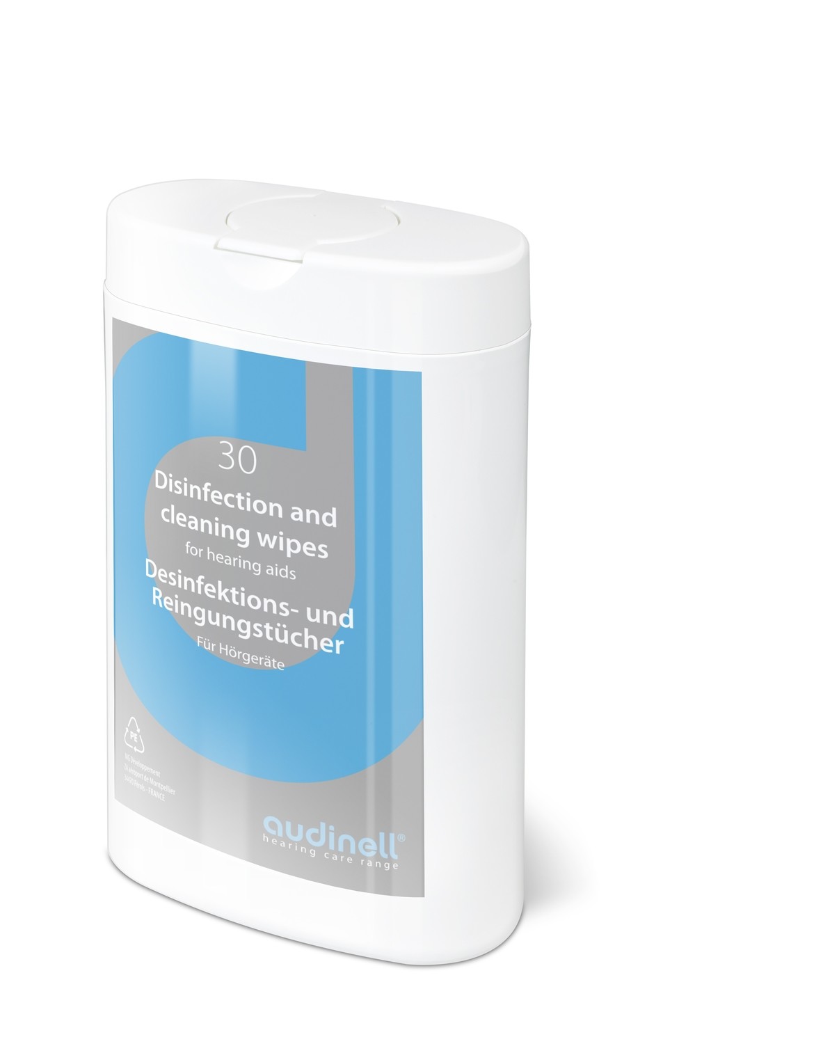 Hearing Aid Cleaning Wipes - 30 count container