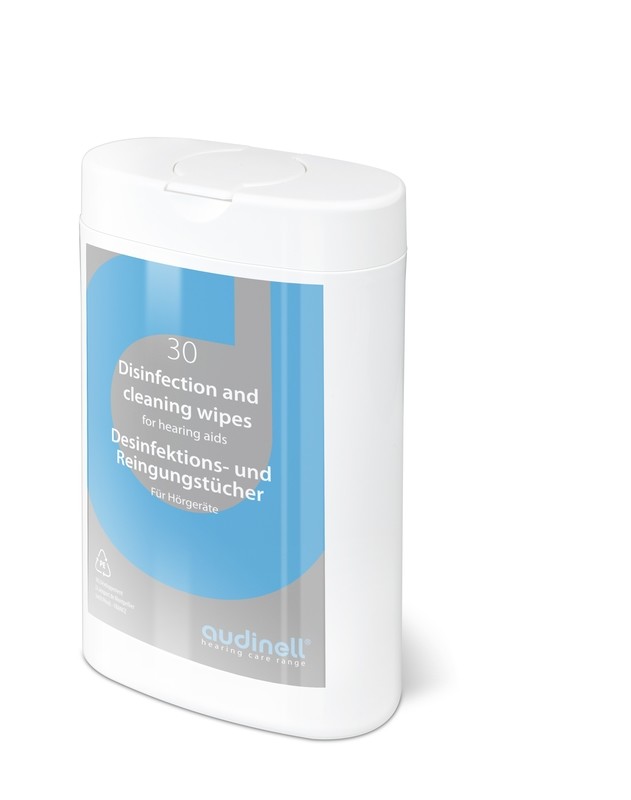 Hearing Aid Cleaning Wipes - 30 count container
