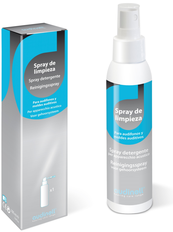 100ml Hearing instrument cleaning spray with brush
