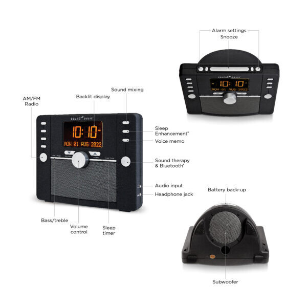 Sound Oasis Deluxe Sleep &amp; Tinnitus Sound Therapy System S-6000