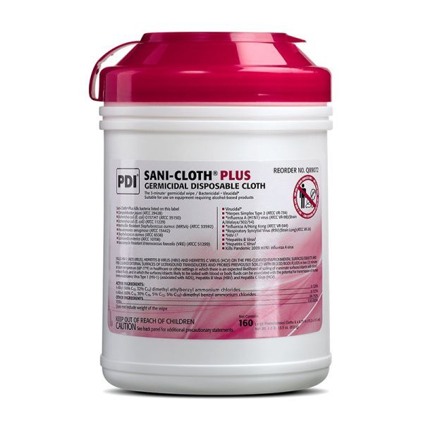Sani-Cloth Plus Germicidal Disposable Wipes