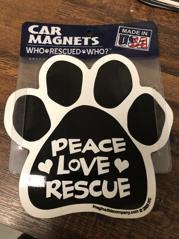 Peace Love Rescue Paw