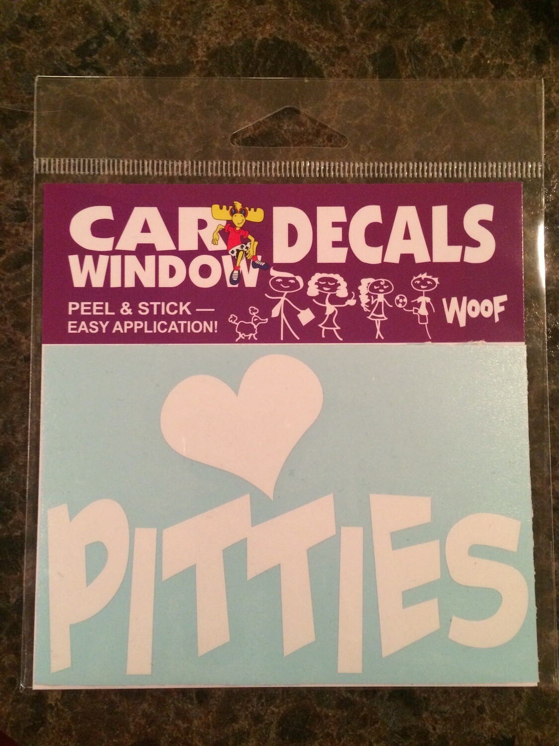 Love Pitties Decal