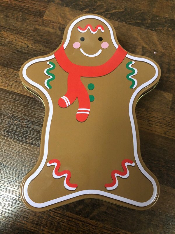 8 oz Treats in Gingerbread Boy Tin
