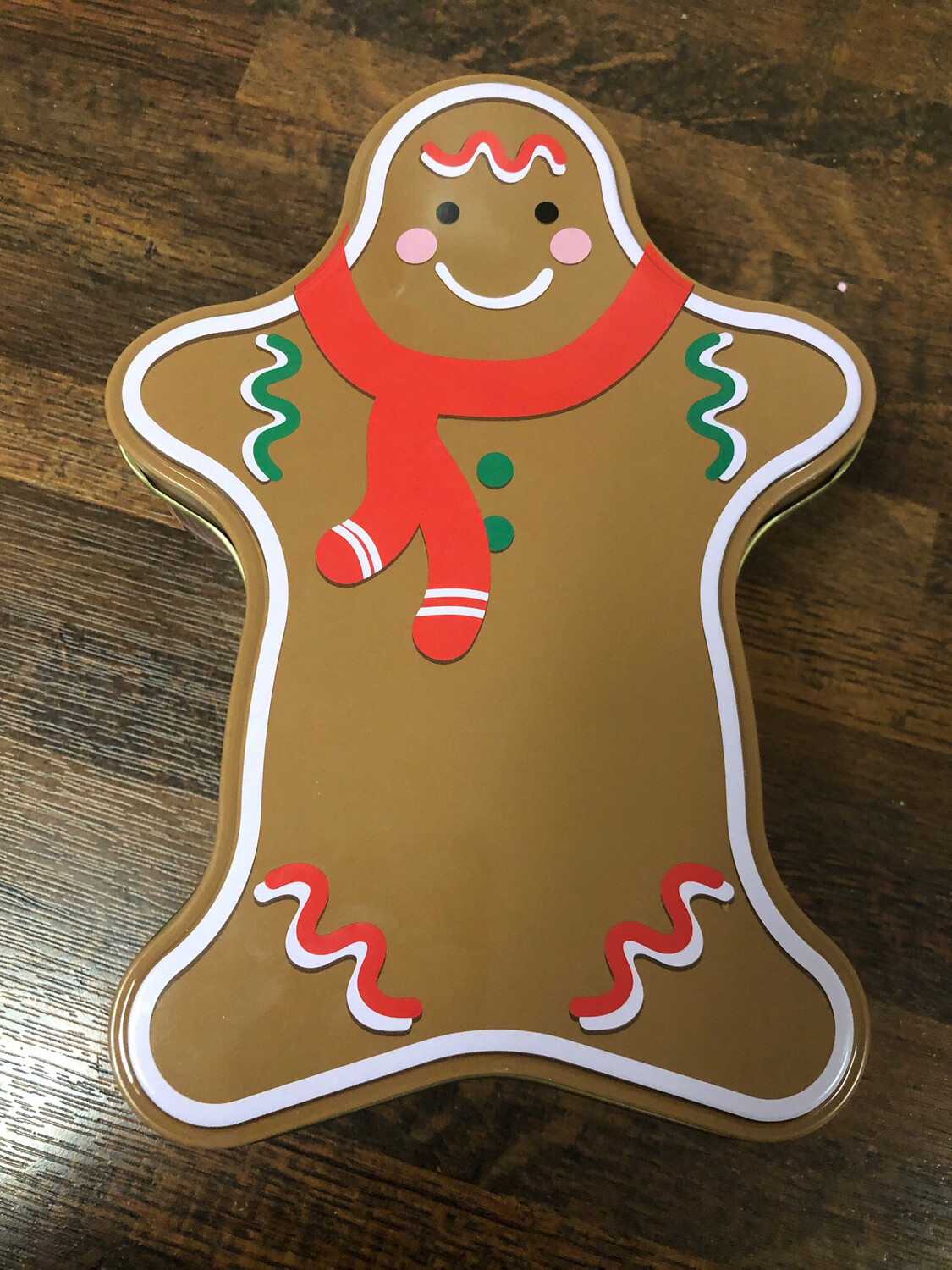 8 oz Treats in Gingerbread Boy Tin