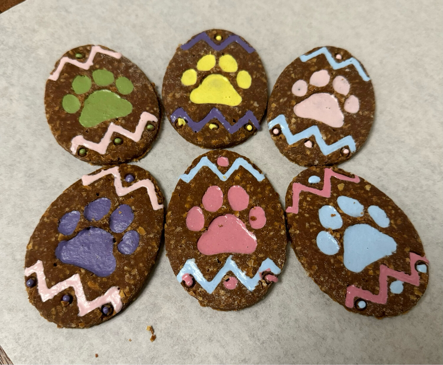 Paw Print Eggs 5 Pk