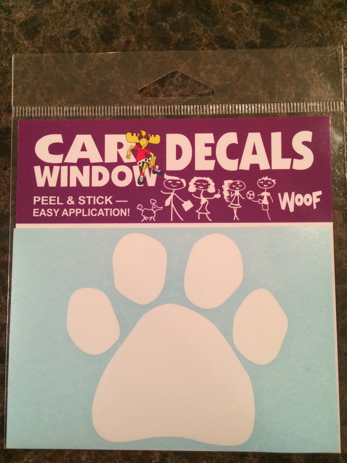 Paw Print Decal