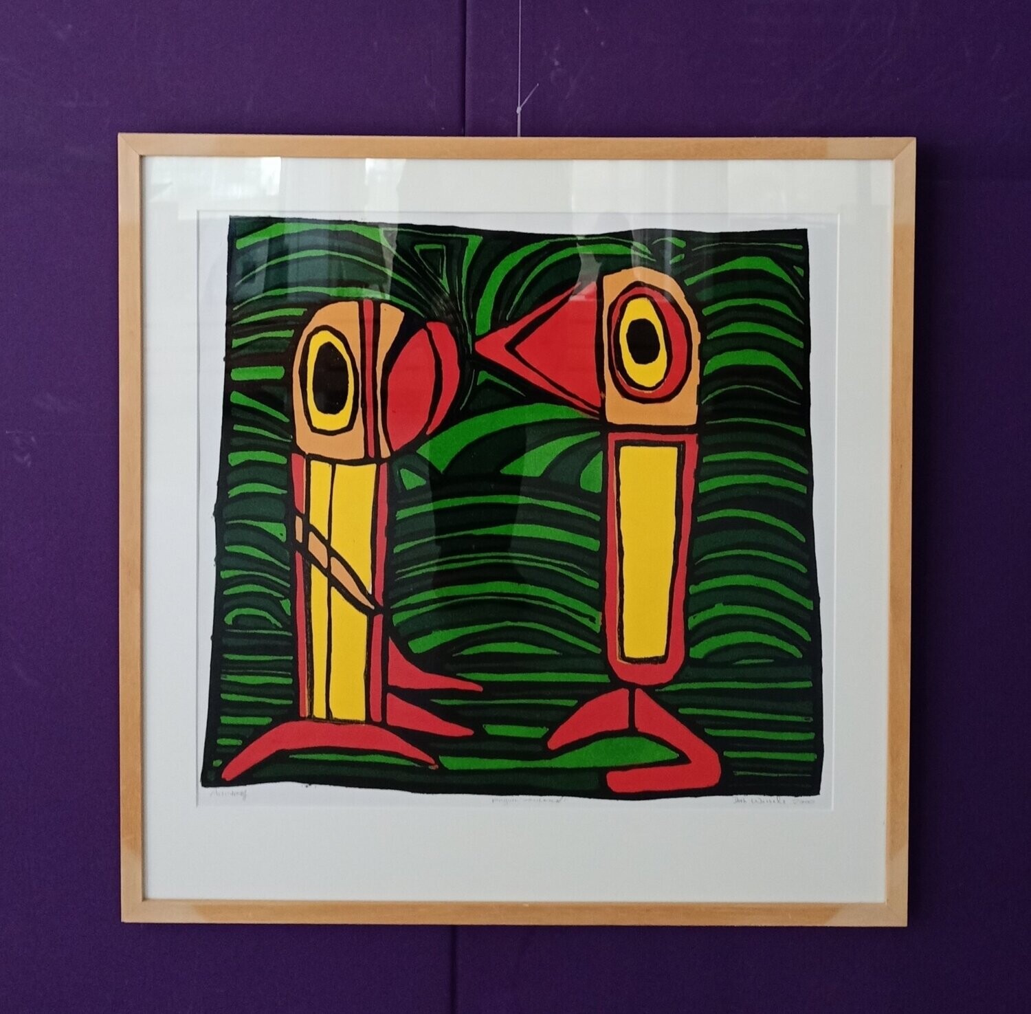 Pinguïns in oerwoud